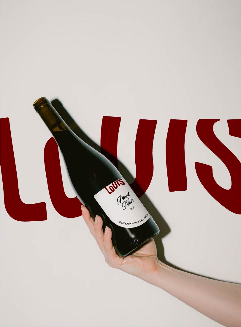 portfolio identité visuelle branding vin packaging bouteille design